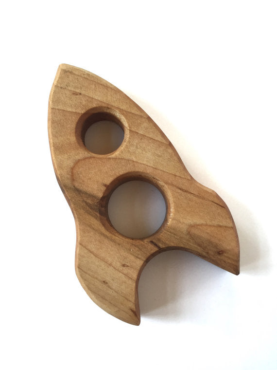 Clover and Birch - Rocket Teether Toy
