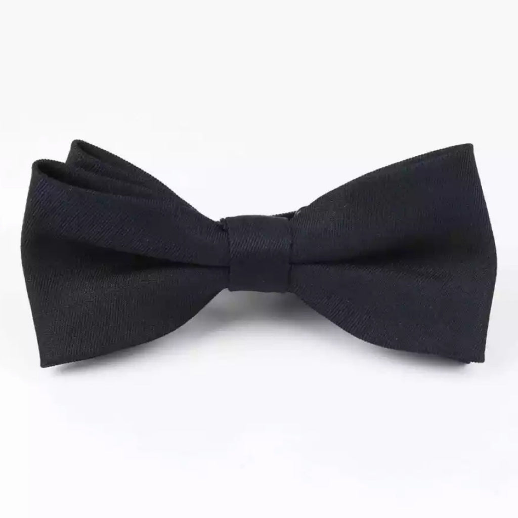 Tiny Trendsetter - Kids Black Bowtie (6 Months - 12 Years)