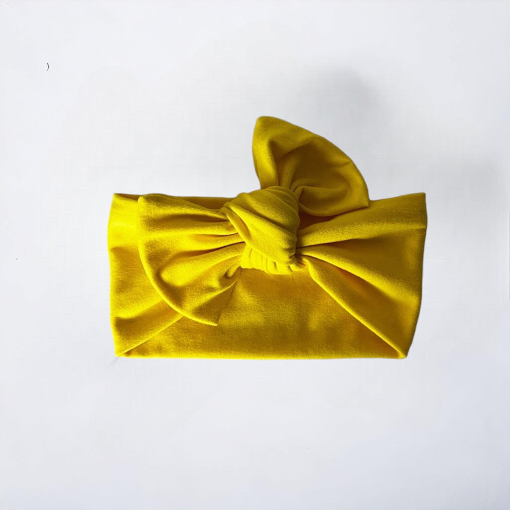 Emma Grace Shoppe Handmade Bow knot - Bright Yellow