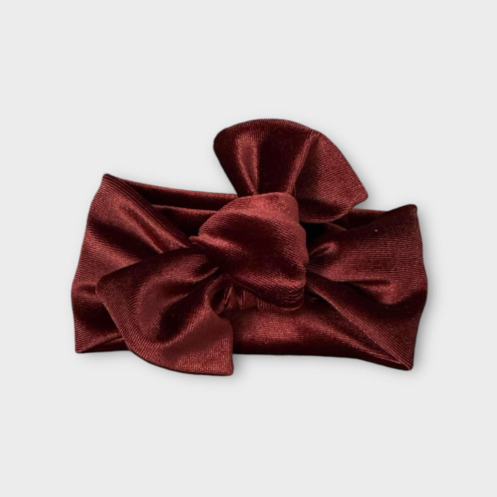 Emma Grace Shoppe Handmade Bow Knot - Auburn Velvet