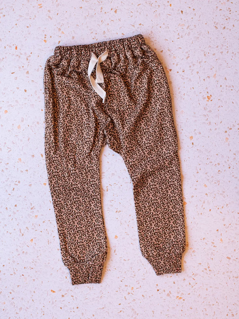 Emma Grace Shoppe Organic Joggers - Leopard