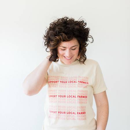Ramble and Company - Support Your Local Farmer Graphic Tee