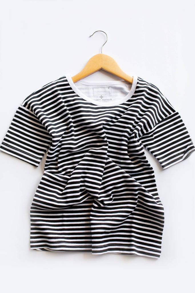 Modern Burlap - Organic Slouch Dress | Stripes Size 2-3Y nd 4-5Y
