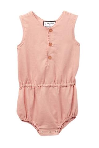 Young and Free Apparel - Blush Baby Romper Size 0-3M. 3-6M, 6-12M, 12-18, 18-24M, and 2T