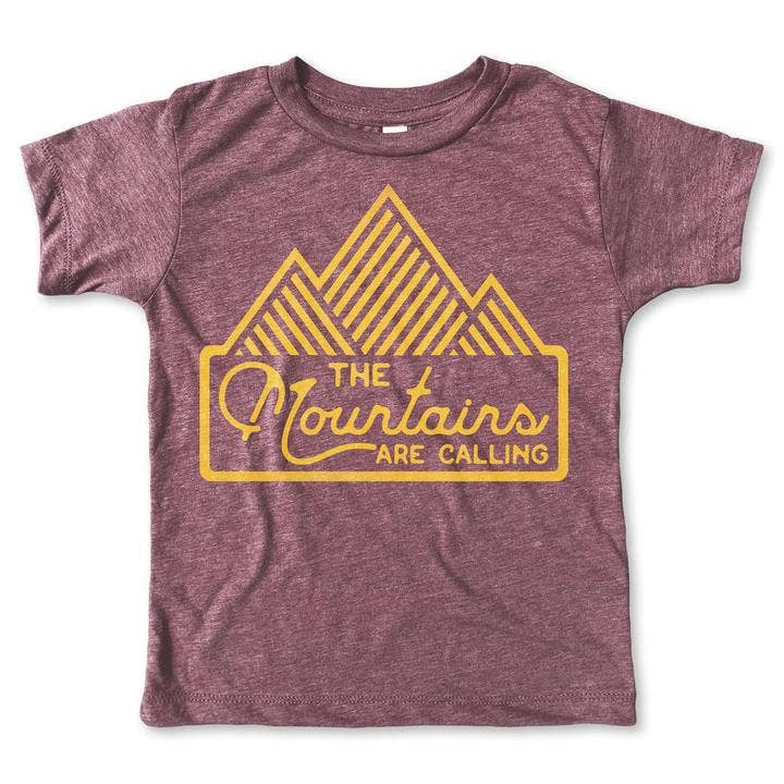 Rivet Apparel Co. - Mountains are Calling Tee 2T & 6-8Y