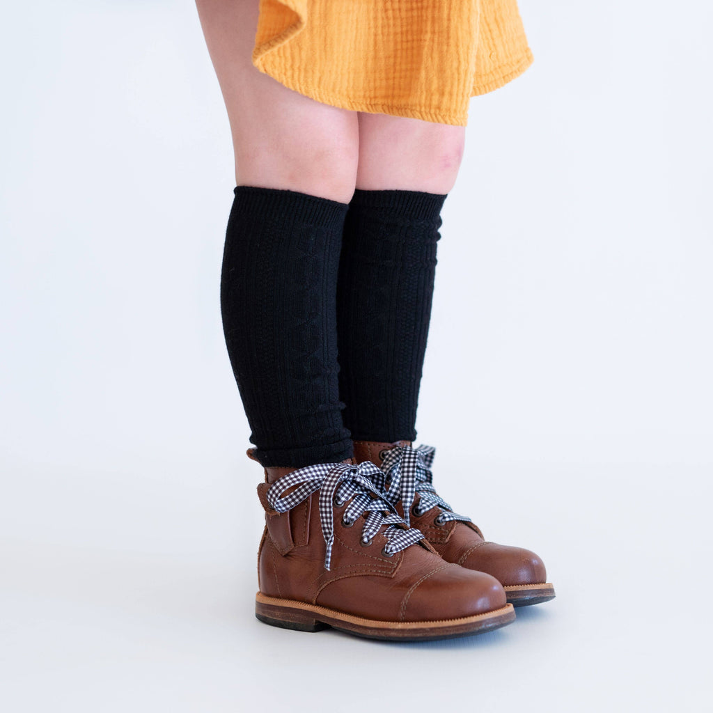 Little Stocking Co. - Black Knee High Socks