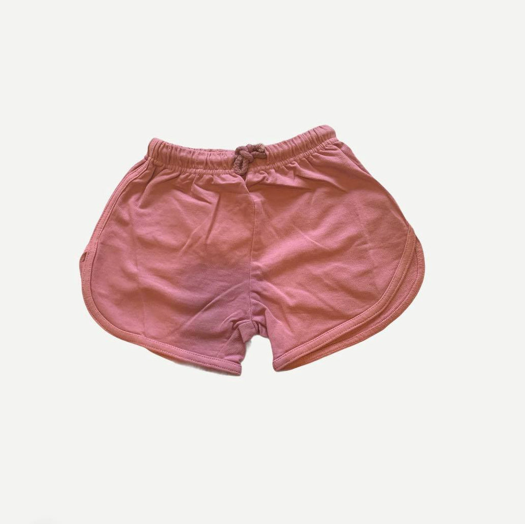 Emma Grace Shoppe Organic Track Shorts - Dusty Pink