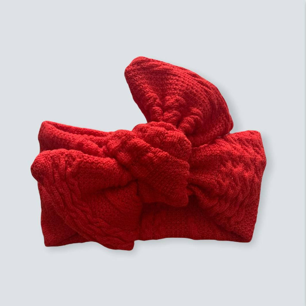 Emma Grace Shoppe Handmade Bow knot - Holiday Red