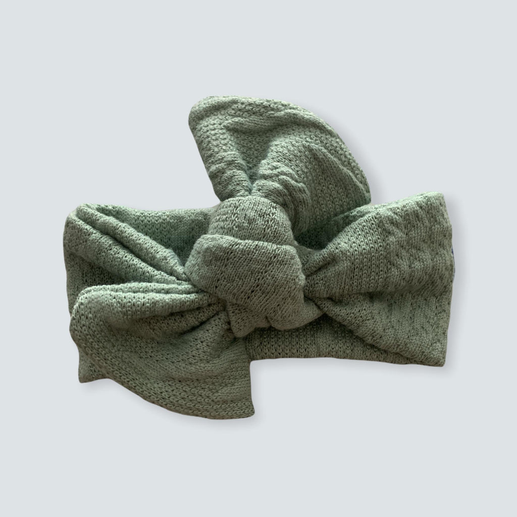 Emma Grace Shoppe Handmade Bow knot- Sage Green