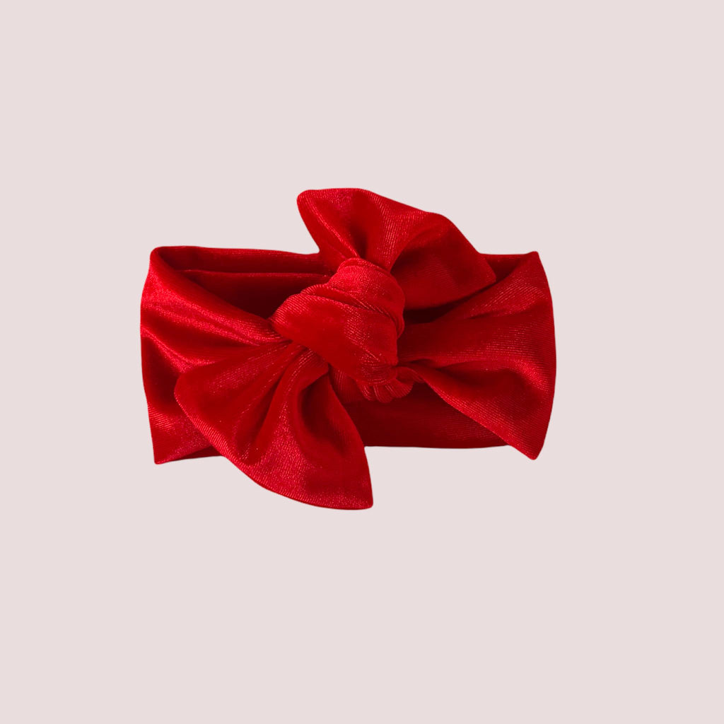 Emma Grace Shoppe Handmade Sweater Bow knot - Holiday Red