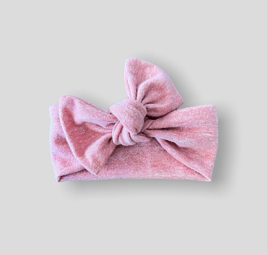 Emma Grace Shoppe Handmade Bow knot - Pink Heathered
