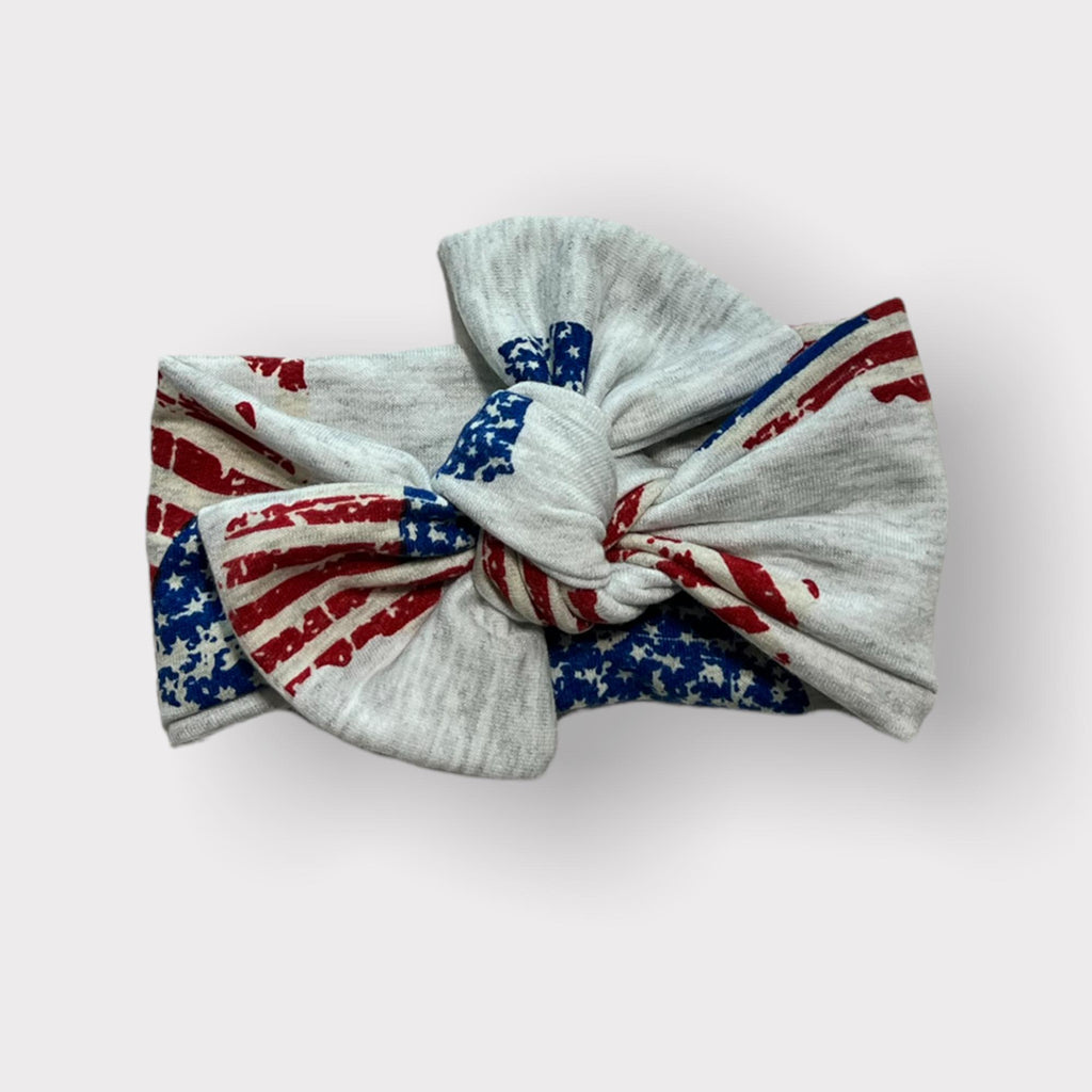 Emma Grace Shoppe Handmade Bow knot - Americana