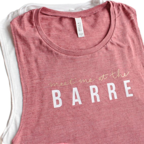 Overtype - Meet Me At The Barre Tank - Mauve