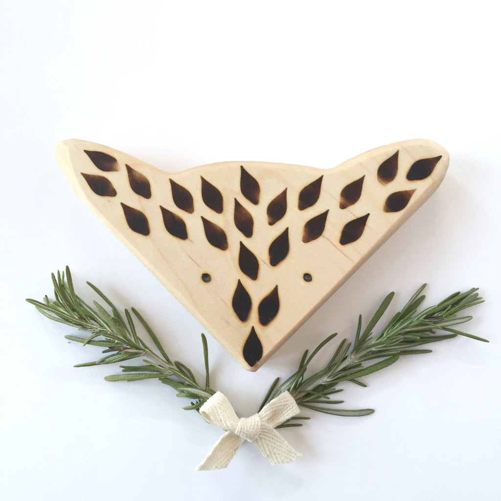Clover and Birch - Fox Wooden Teether