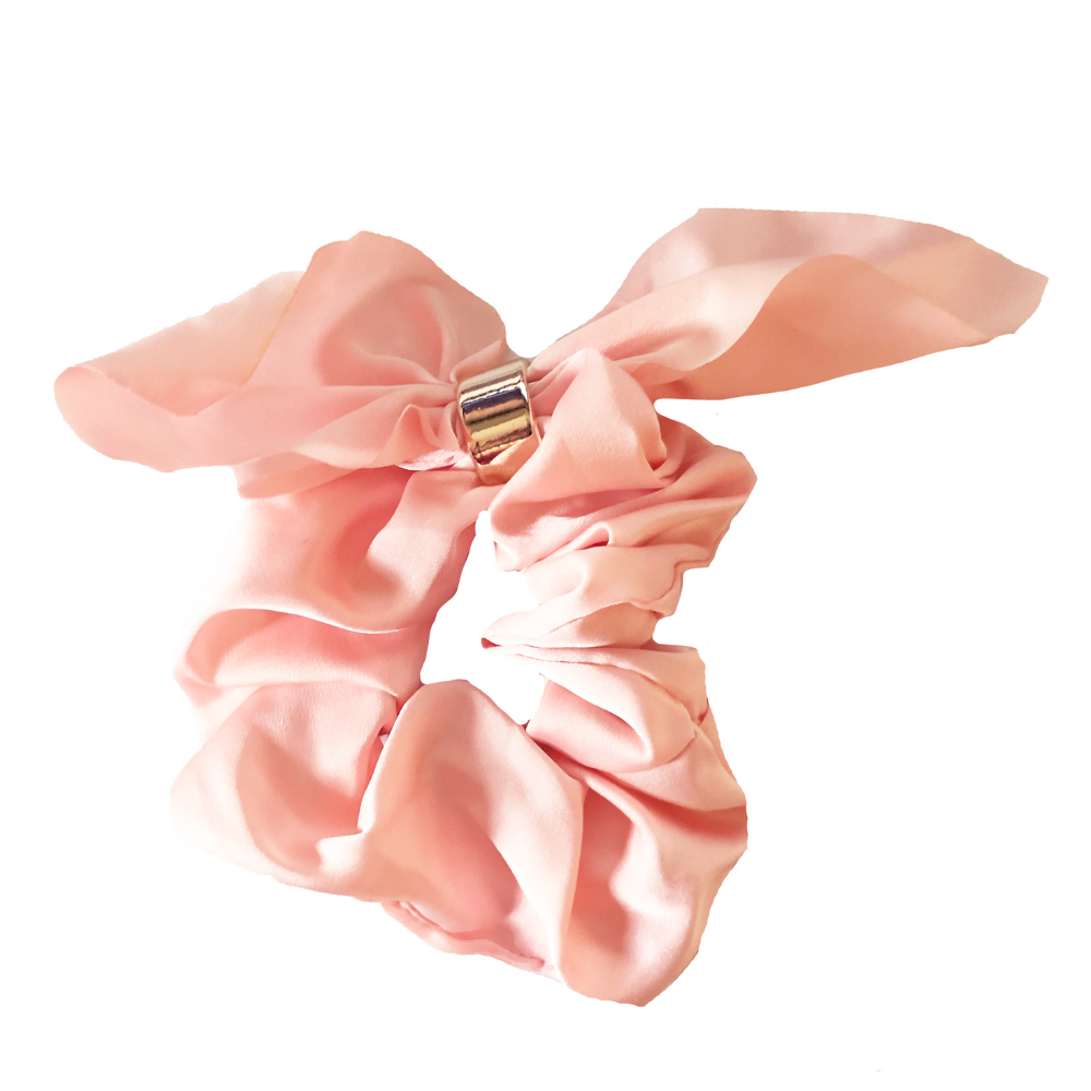 Headbands of Hope - Pink Tie Scrunchie
