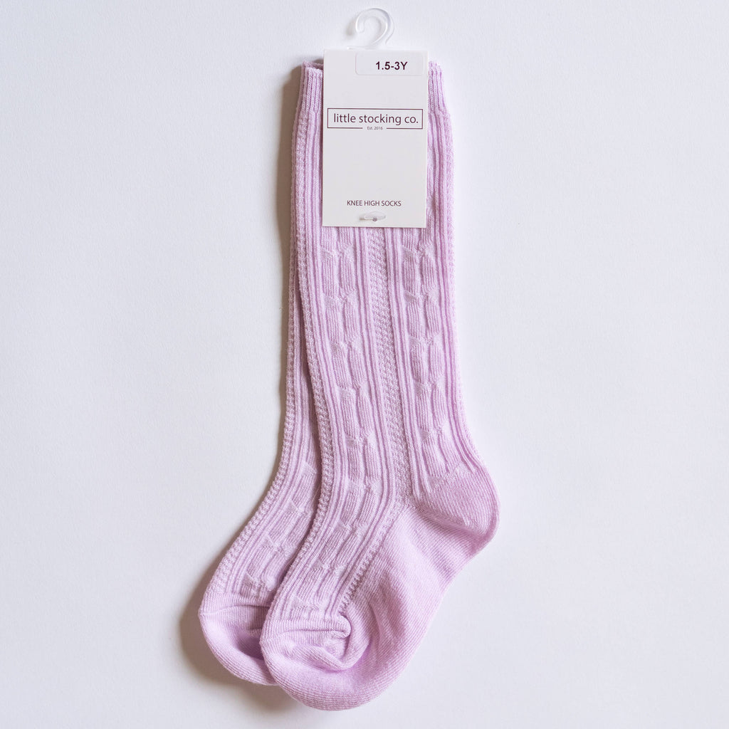 Little Stocking Co. - Lavender Knee High Socks