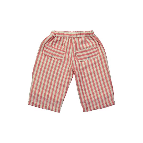 Mademoiselle a SOHO - Red stripes Bermuda Short Size 4Y