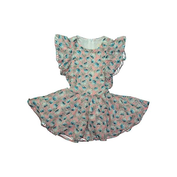 Mademoiselle a SOHO - Flower Prints Tigress Dress Size 2-3Y and 4Y