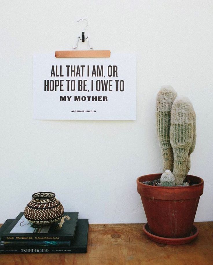 The Bee & The Fox - Letterpress: I Owe To My Mother